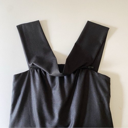 Chloé Vintage Y2K Zip Strap Accent Mini Dress in Anthracite Size 34 - Picture 12 of 15