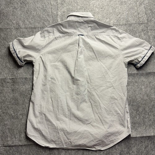 7 Diamonds Shirt Mens XL Gray Grant Stretch Performance Short Sleeve Button Up - Picture 3 of 11