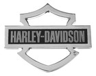Harley-Davidson 3 in. Hollow Bar & Shield Metal Magnet, Silver Finish