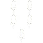 5 sztuk Pasek na ramię do telefonu komórkowego Wieszak na telefon komórkowy Pętla Biżuteria telefoniczna