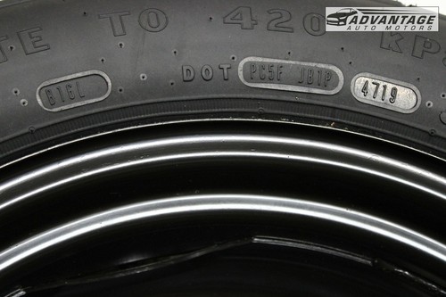 2020-2025 SUBARU OUTBACK SPARE WHEEL TIRE T155/80D17 101M GOODYEAR 17X4T OEM - Picture 6 of 9