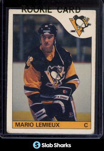 1985 O-PEE-CHEE #9 MARIO LEMIEUX RC ROOKIE