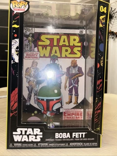 Funko Pop! Comic Book Cover with Case: Star Wars - Boba Fett #04