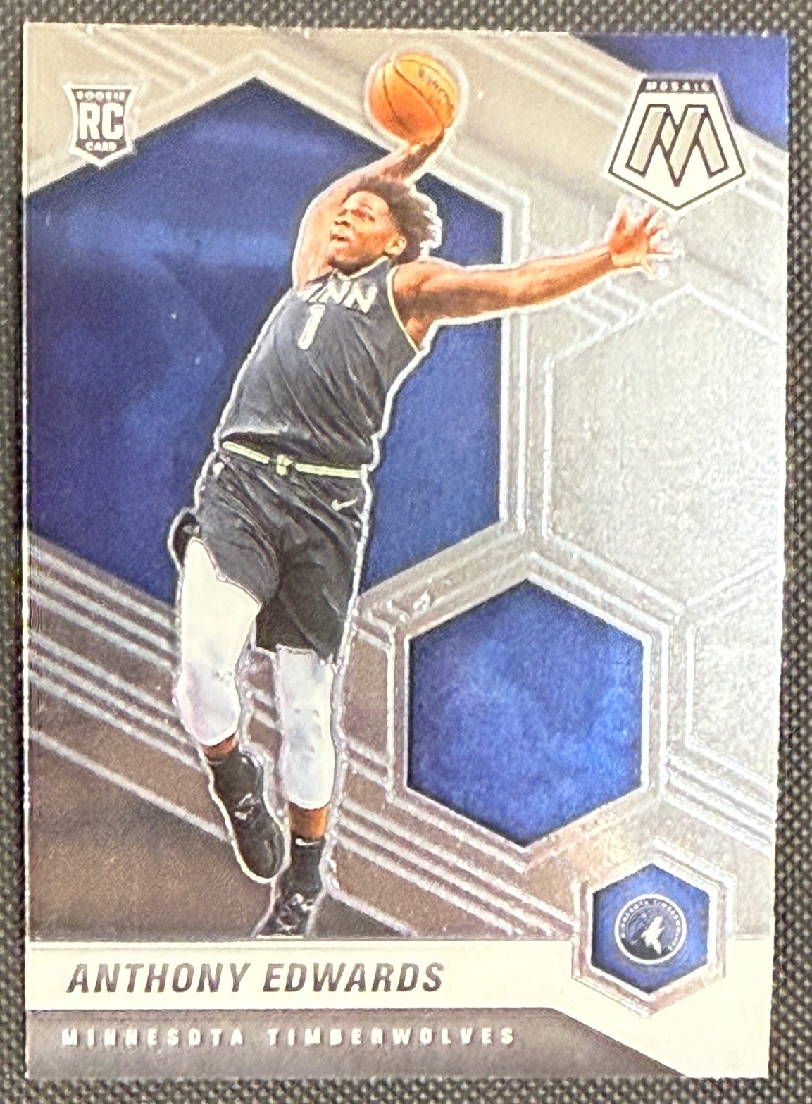 2020-21 Panini Basketball Mosaic Anthony Edwards #201 RC Minnesota Timberwolves