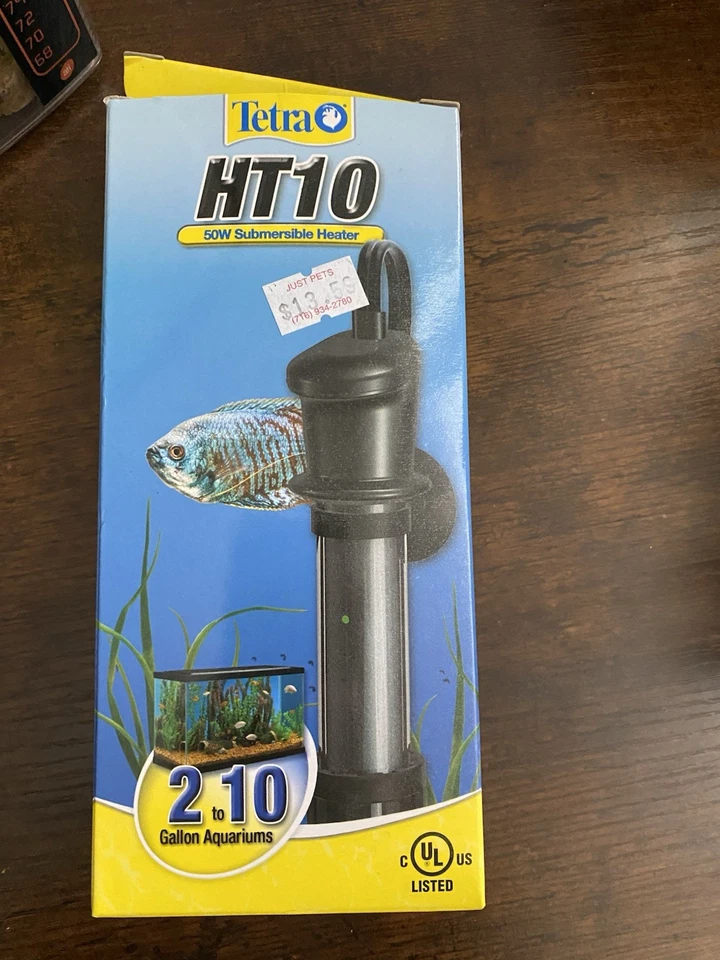 Kit pecera de plástico de 2,5 galones con calentador, filtro y cartuchos y más  Foto 2 de 4