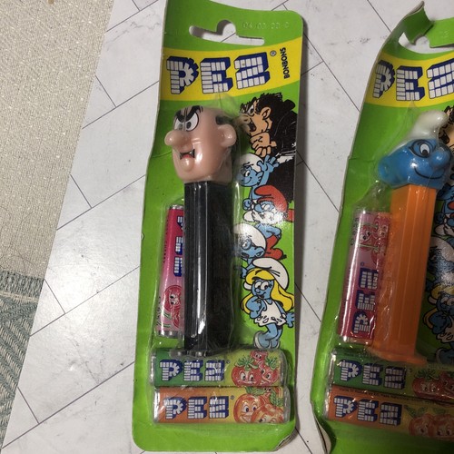 De colección PEZ Europa Austria Caramelos Pitufos Juego Completo De 5 Pitufos Sellados - Imagen 2 de 11