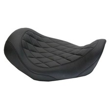 For Harley-Davidson Fat Bob 2018-2021 Mustang 76704 Wide Tripper Black Solo Seat