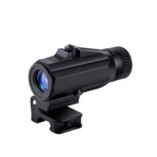 Beileshi 4X Optics Red Dot Sight Magnifier with Flip to Side Mount