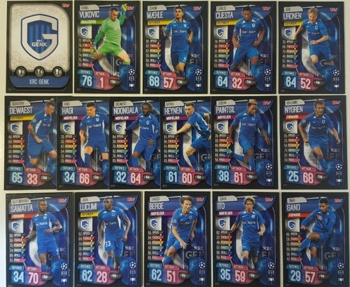 Topps UEFA Champions League Match Attax 2019 - 20 CONJUNTOS DE EQUIPO de 16 Edición EE. UU. - Imagen 21 de 35