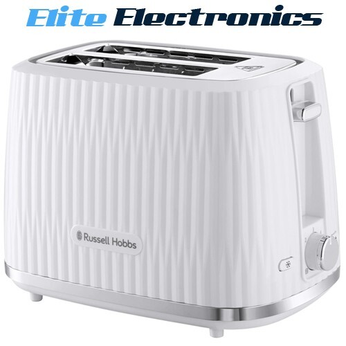 Russell Hobbs Eden 2 Slice Toaster - White - Picture 1 of 5