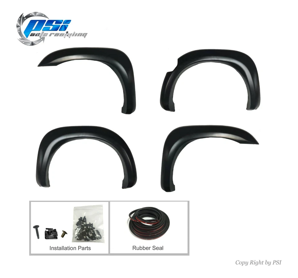 Extension Fender Flares Fits Nissan Titan 2004-2015 Without Lock Box Paintable Foto 2 de 3