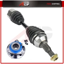 Front Left Side Wheel Hub Bearing & CV Axle Shaft Fits Pontiac Grand Prix