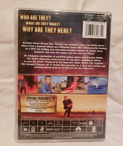 THE INVADERS - THE COMPLETE FIRST SEASON ON DVD, 2008 ROY THINNES..NEW & SEALED! - Picture 2 of 2