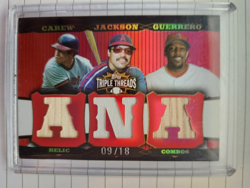 Vladimir Guerrero 2006 Topps triple threads relic combos /18