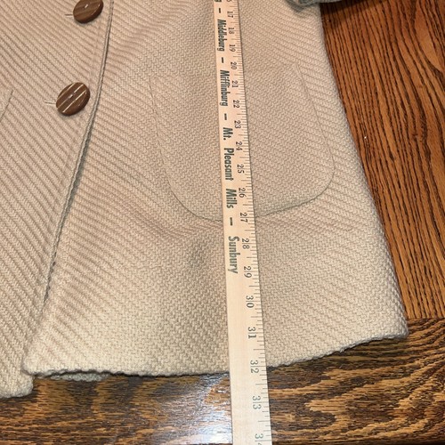 Cappotto JH Collectibles donna taglia M marrone maniche 3/4 bottoni grandi e tasche - Foto 5 di 8