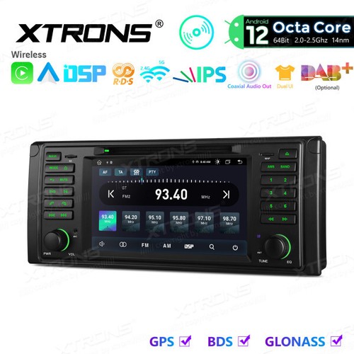 Radio de coche XTRONS 7 pulgadas Android 13.0 8 núcleos GPS Navi DVD DSP RDS para BMW E39 - Imagen 11 de 15