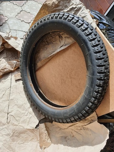 3 St Reifen 3.75/19" Stolle. Lugged tire, original UDSSR Ural, Dnepr, K750, M72 - Bild 6 von 7