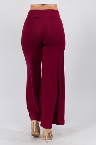 Women's Casual Stretchy Comfy Wide Leg Palazzo Yoga Lounge Pants - Picture 26 of 35