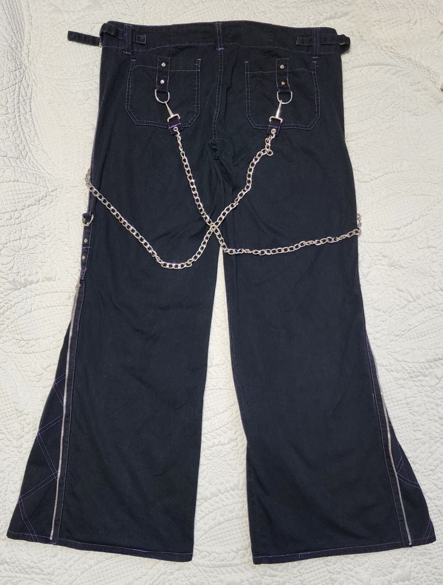 TRIPP nyc VINTAGE 2000s Womens Pants Size 13 Purple Stitch TRIPP nyc VINTAGE 2000s Womens Pants Size 13 Purple Stitch