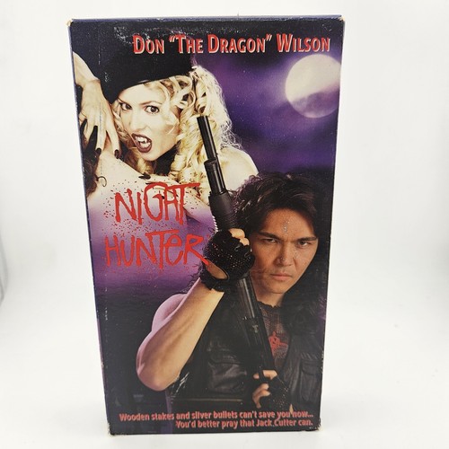 Night Hunter - VHS - Screener - Vampire Horror - Don The Dragon Wilson - Rare - Picture 4 of 16