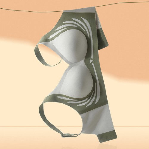 Women's Underwear Bra Wireless Bra Sports Runing Adjustable Comfort Soft New □ # - Picture 10 of 16