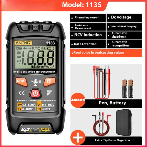 Intelligent Voice Broadcast Multimeter Digital High-precision Electrical Special - Picture 10 of 11