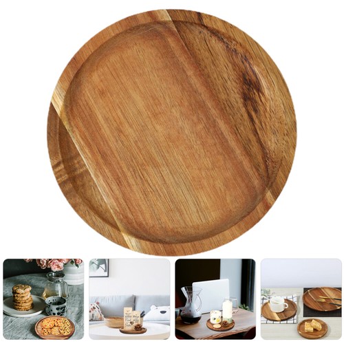 Round Restaurant Serving Tray Dessert Cake Serving Plate Food Serving Tray