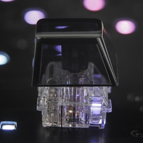 1pcs New Cherry profile R4 Transparent PC Blank Keycaps for MX Switches Gaming - Bild 11 von 14