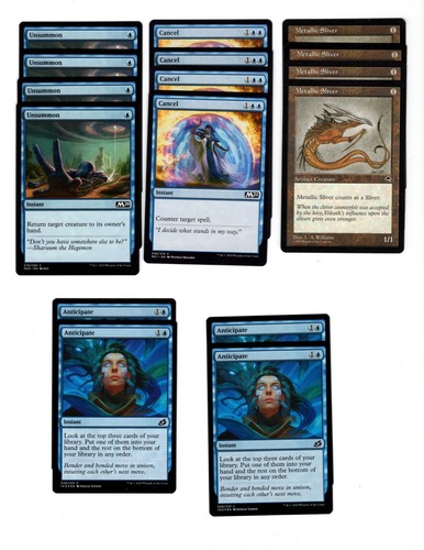 Sliver Mono Blue Mill 60 card deck-Magic the Gathering-MTG-Screeching Sliver-RTP - Picture 2 of 3