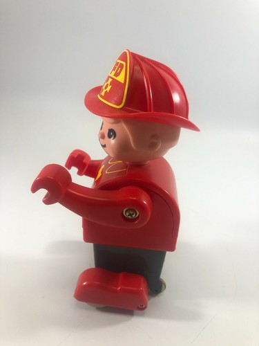 Vintage 1976 TOMY Pushkins Fireman Firefighter Made In Singapore - Picture 2 of 4