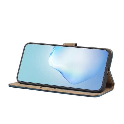 Custodia cellulare flip PU pelle wallet custodia libro cover custodia protettiva astuccio guscio Y - Foto 23 di 61