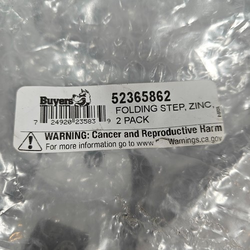 Buyers Products 52365862 Zinc Plated Folding Step, 2 Pack - Picture 3 of 7