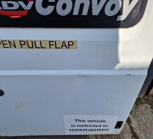LDV CONVOY DRIVERS RIGHT HIGH TOP REAR DOOR - Picture 3 of 4