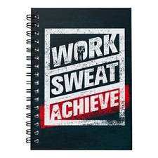 WORKOUT LOG/GYM BUDDY/ BOOK/ WEIGHT TRAIN/GAINS/NEW TRAINING DIARY/FITNESS A5/10