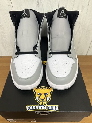 Air Jordan 1 Mid Light Smoke Grey 554724-092 | eBay
