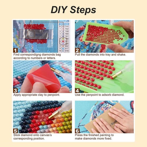 Flower Diamond Painting Kits for Adults, 5D DIY Diamond Art Kits for Beginners.. - Picture 7 of 7