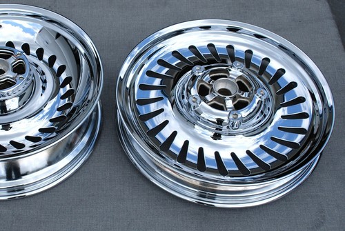 Harley Davidson V-ROD VROD VRSCA VRSCB Turbine 2002-2006 Chrome Wheels Exchange - Picture 5 of 12