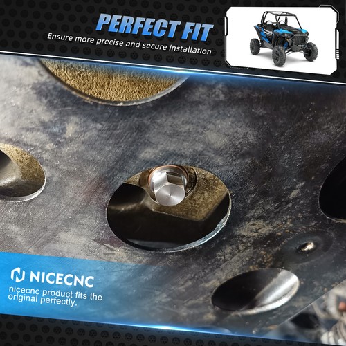 NICECNC M12 Oil Drain Plug 7052306 For Polaris RZR XP 1000 2014-2021 570 800 900 - Bild 2 von 12
