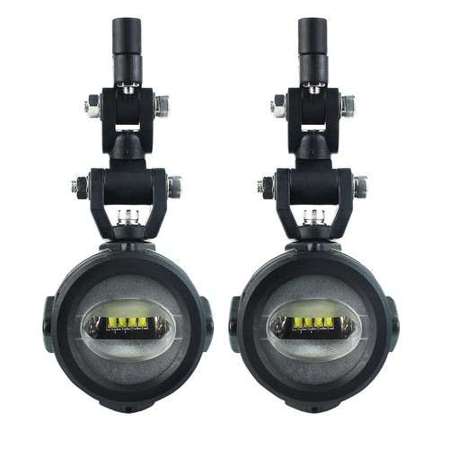 Luces antiniebla LED auxiliares con cubiertas aptas para moto R1200GS F800GS K1600 - Imagen 3 de 12