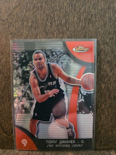 2007-08 Topps Finest Refractor Tony Parker #9 HOF San Antonio Spurs