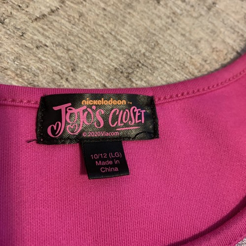Jojo's Closet Girls 10/12 L Tulle Pink Sequin Dress Ruffles Lined Nickelodeon - Picture 3 of 10