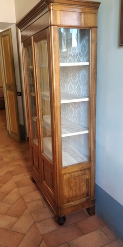 vetrina vintage a due ante in legno massello - Imagen 2 de 10