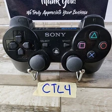 Authentic Black Sony PS3 Sixaxis Wireless Controller CECHZC1U PARTS ONLY/REPAIR