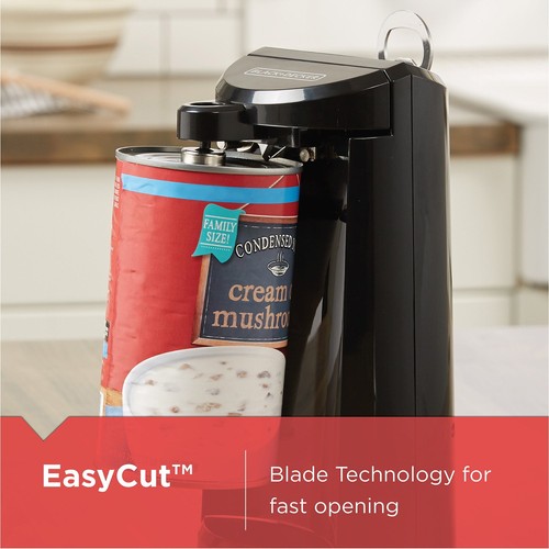 EasyCut Extra-Tall Can Opener with Knife Sharpener and Bottle Opener - Picture 3 of 5