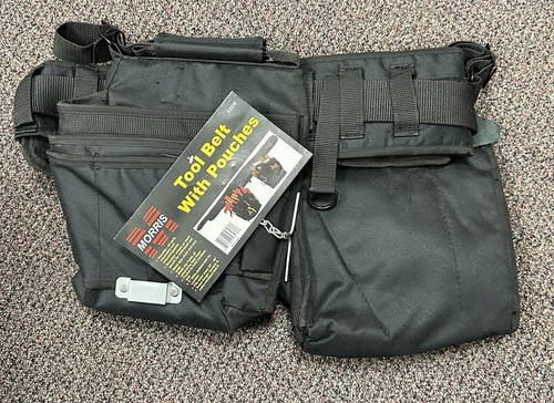 Morris Products 53536 Cinturón de Herramientas de Nylon Negro con Bolsas, 32 Bolsillos, 29" 46" - Imagen 5 de 5