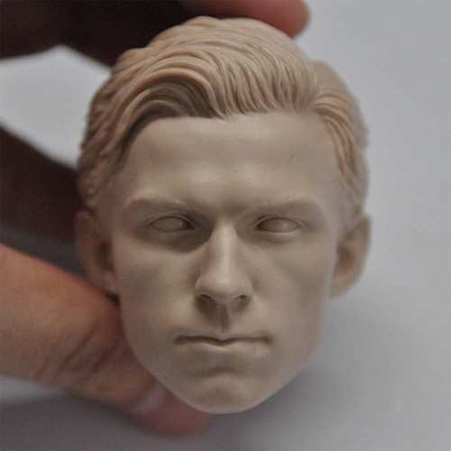 1:4 Spider-Man Tom Holland Head Sculpt For 18" Male Soldier Action Figure Body - Picture 2 of 8