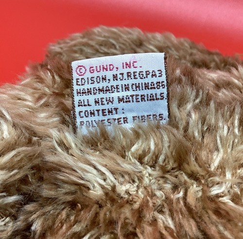 Gund 15”~Plush Teddy Bear~Tan Brown~”Bearessence"~Pre-owned~With Original Tag’s - Picture 12 of 13
