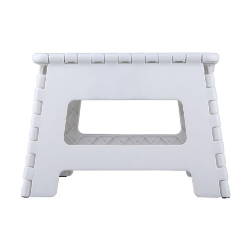 Doeportable Folding Step Stool Plastic Foldable Chair Store Flat Kitchen Camping - Picture 2 of 3
