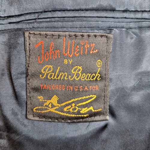 Palm Beach Jacket Blazer Mens 42R Harris Tweed Multicolor Herringbone Stripe - Picture 10 of 13