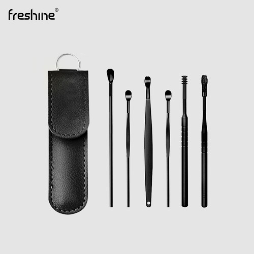 2pk Ear Wax Remover New Ear Pick Earwax Removal Stainless Steel Kit Ear Cleaner - Picture 10 of 16